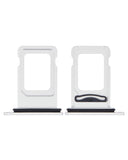 Replacement Dual Sim Card Tray Compatible with Apple iPhone XR (White)