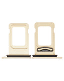 Replacement Dual Sim Card Tray Compatible with Apple iPhone XR (Yellow)