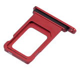 Replacement Dual Sim Card Tray Compatible with Apple iPhone XR (Red)