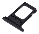 Replacement Dual Sim Card Tray Compatible with Apple iPhone XR (Black)