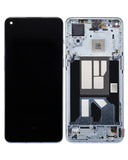 Replacement OLED Assembly With Frame Compatible with OnePlus 9RT 5G (Refurbished) (Nano Silver)