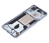 Replacement OLED Assembly With Frame Compatible with OnePlus 9RT 5G (Refurbished) (Nano Silver)