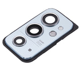 Replacement Back Camera Lens With Cover Bezel Ring Compatible with OnePlus 9RT 5G (Nano Silver)