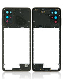 Replacement Mid-Frame Housing Compatible with Motorola Moto G22 (XT2231 / 2022) (Cosmic Black)