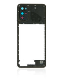 Replacement Mid-Frame Housing Compatible with Motorola Moto G22 (XT2231 / 2022) (Cosmic Black)