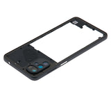 Replacement Mid-Frame Housing Compatible with Motorola Moto G22 (XT2231 / 2022) (Cosmic Black)