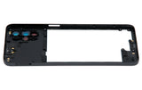 Replacement Mid-Frame Housing Compatible with Motorola Moto G22 (XT2231 / 2022) (Cosmic Black)