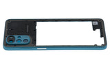 Replacement Mid-Frame Housing Compatible with Motorola Moto G22 (XT2231 / 2022) (Iceberg Blue)