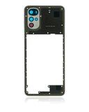 Replacement Mid-Frame Housing Compatible with Motorola Moto G22 (XT2231 / 2022) (Pearl White)