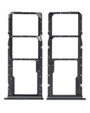 Replacement Dual Sim Card Tray Compatible with Samsung Galaxy A03 Core (A032 / 2021) (Black)