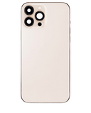 Replacement Back Housing W/ Small Parts Compatible with Apple iPhone 13 Pro Max (US Version) (Used OEM Pull: Grade A) (Gold)