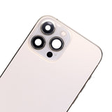 Replacement Back Housing W/ Small Parts Compatible with Apple iPhone 13 Pro Max (US Version) (Used OEM Pull: Grade A) (Gold)