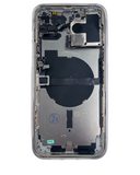 Replacement Back Housing W/ Small Parts Compatible with Apple iPhone 13 Pro Max (US Version) (Used OEM Pull: Grade A) (Silver)