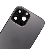Replacement Back Housing W/ Small Parts Compatible with Apple iPhone 13 Pro Max (US Version) (Used OEM Pull: Grade C) (Graphite)
