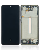 Replacement LCD Assembly With Frame Compatible with Samsung Galaxy A33 5G (A336 / 2022) (Refurbished) (Black)