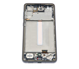 Replacement LCD Assembly With Frame Compatible with Samsung Galaxy A33 5G (A336 / 2022) (Refurbished) (Black)
