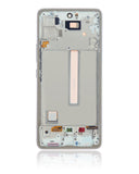 Replacement OLED Assembly With Frame Compatible with Samsung Galaxy A53 5G ( A536 / 2022) (Refurbished) (White)