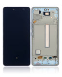 Replacement OLED Assembly With Frame Compatible with Samsung Galaxy A53 5G (A536 / 2022) (Refurbished) (Blue)
