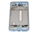 Replacement OLED Assembly With Frame Compatible with Samsung Galaxy A53 5G (A536 / 2022) (Refurbished) (Blue)