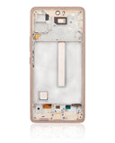 Replacement OLED Assembly With Frame Compatible with Samsung Galaxy A53 5G ( A536 / 2022) (Refurbished) (Peach)