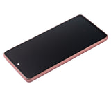 Replacement OLED Assembly With Frame Compatible with Samsung Galaxy A53 5G ( A536 / 2022) (Refurbished) (Peach)