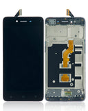 Replacement LCD Assembly With Frame Compatible with OPPO A37 (Refurbished) (Black)