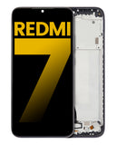 Replacement LCD Assembly With Frame Compatible with Xiaomi Redmi 7 (Refurbished) (Eclipse Black)