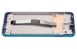 Replacement LCD Assembly With Frame Compatible with Xiaomi Redmi Note 9S (Refurbished) (Aurora Blue)