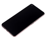 Replacement OLED Assembly With Frame Compatible with Xiaomi Mi 11 Lite (Aftermarket Plus) (Peach Pink)