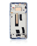 Replacement OLED Assembly With Frame Compatible with Xiaomi Mi 11 Lite (Aftermarket Plus) (Bubblegum Blue)