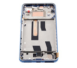 Replacement OLED Assembly With Frame Compatible with Xiaomi Mi 11 Lite (Aftermarket Plus) (Bubblegum Blue)