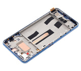 Replacement OLED Assembly With Frame Compatible with Xiaomi Mi 11 Lite (Aftermarket Plus) (Bubblegum Blue)