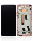 Replacement OLED Assembly With Frame Compatible with Xiaomi Mi 11 Lite / Xiaomi Mi 11 Lite 5G (Refurbished) (Peach Pink)