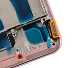 Replacement OLED Assembly With Frame Compatible with Xiaomi Mi 11 Lite / Xiaomi Mi 11 Lite 5G (Refurbished) (Peach Pink)
