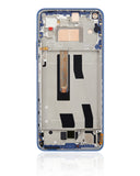 Replacement OLED Assembly With Frame Compatible with Xiaomi Mi 11 Lite / Xiaomi Mi 11 Lite 5G (Refurbished) (Bubblegum Blue)