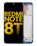 Replacement LCD Assembly With Frame Compatible with Xiaomi Redmi Note 8T (Refurbished) (Starscape Blue)