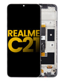 Replacement LCD Assembly With Frame Compatible with Realme C21 (Refurbished) (All Colors)