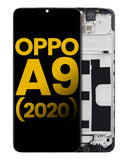 Replacement LCD Assembly With Frame Compatible with OPPO A9 (2020) (Refurbished) (All Colors)
