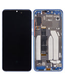 Replacement OLED Assembly With Frame Compatible with Xiaomi Mi 9 SE (Refurbished) (Blue)