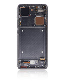 Replacement OLED Assembly With Frame Compatible with Xiaomi Mi 11 Pro / Mi 11 Ultra (Refurbished) (Black)