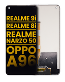 Replacement LCD Assembly Without Frame Compatible with Realme 9i / Realme 8i / Realme Narzo 50 / OPPO A96 (Refurbished) (All Colors)