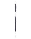 Replacement Hard Buttons (Power / Volume) Compatible with Samsung Galaxy A03 (A035 / 2021) (Black)