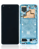 Replacement OLED Assembly With Frame Compatible with Xiaomi Mi 11 (Refurbished) (Horizon Blue)