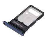 Replacement Single Sim Card Tray Compatible with Motorola Edge 5G (XT2141 / 2021) (Nebula Blue)
