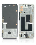 Replacement LCD-Frame Compatible with ZTE Axon 30 Pro 5G (White)