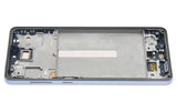 Replacement OLED Assembly With Frame Compatible with Samsung Galaxy A73 (A735 / 2022) (Refurbished) (Gray)