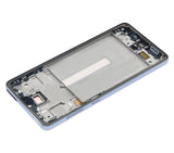 Replacement OLED Assembly With Frame Compatible with Samsung Galaxy A73 (A735 / 2022) (Refurbished) (Gray)