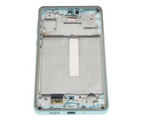 Replacement OLED Assembly With Frame Compatible with Samsung Galaxy A73 (A735 / 2022) (Refurbished) (Mint)