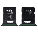 Replacement Dual Sim Card Tray Compatible with Sony Xperia 10 III (Black)