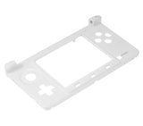 Replacement Mid-Frame Housing Compatible with Nintendo (Game Console Parts) Nintendo 3DS (White)
